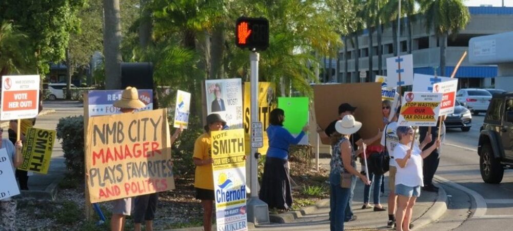 Protesting Against Irresponsible Leadership